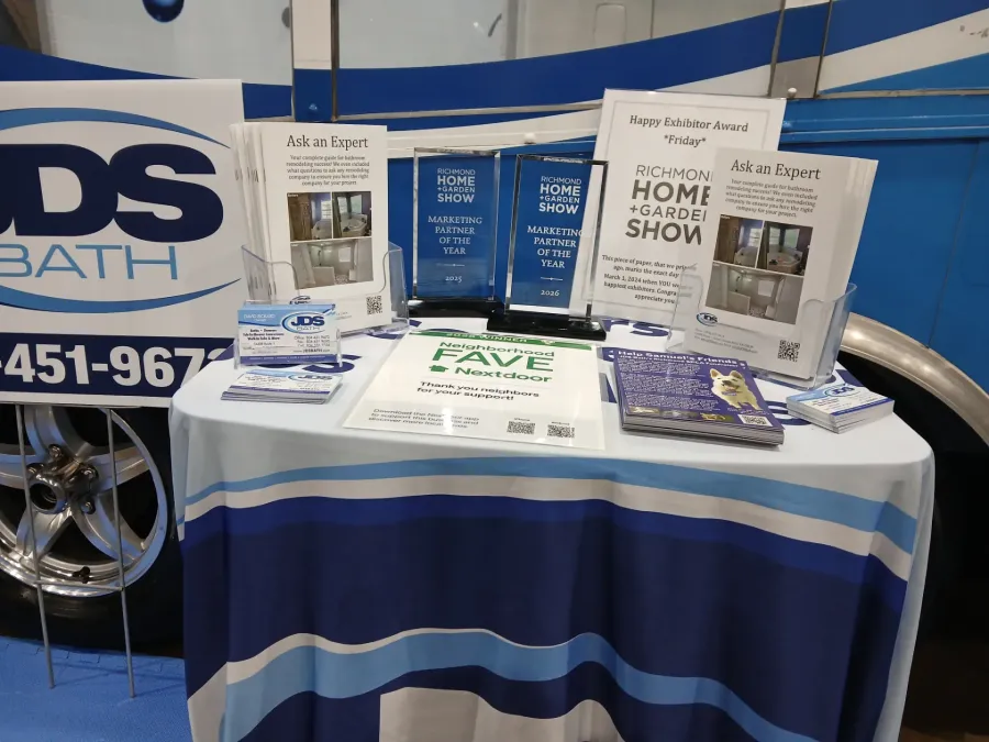 jds bath Marketing partner of the year 2026 richmond home garden show richmond va