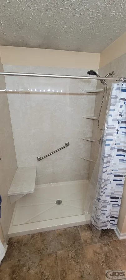 JDSBath acrylic walk in shower stationary bench north chesterfield va