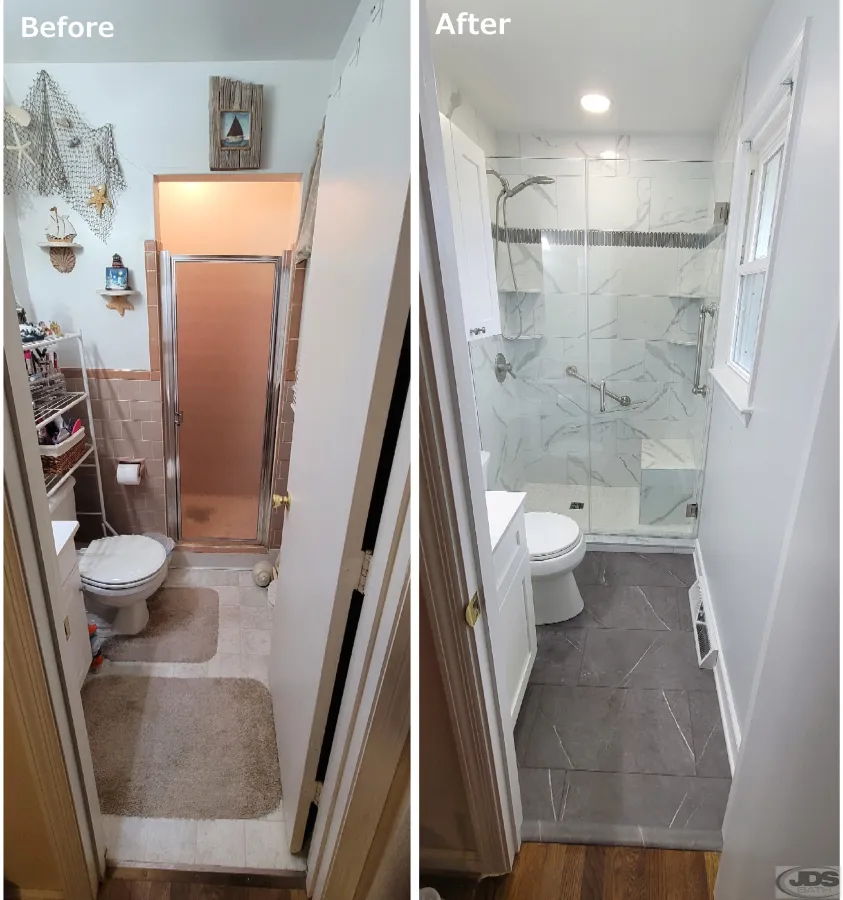 JDSBath bathroom remodel tile shower richmond va