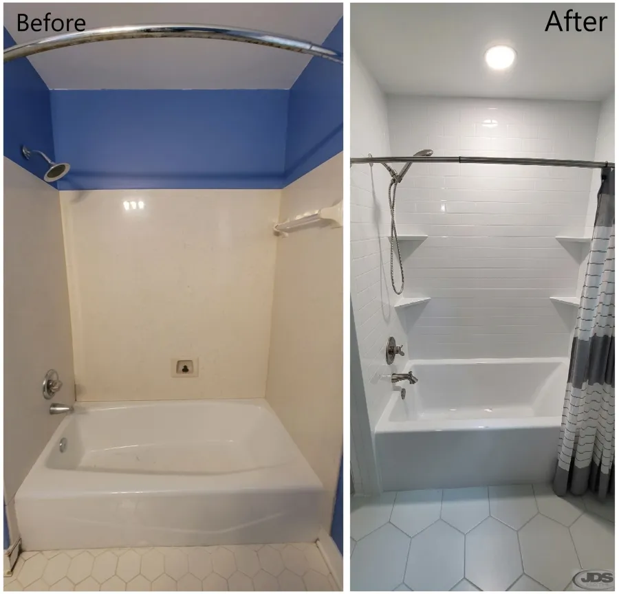 JDSBath bathtub replacement white subway acrylic north chesterfield va