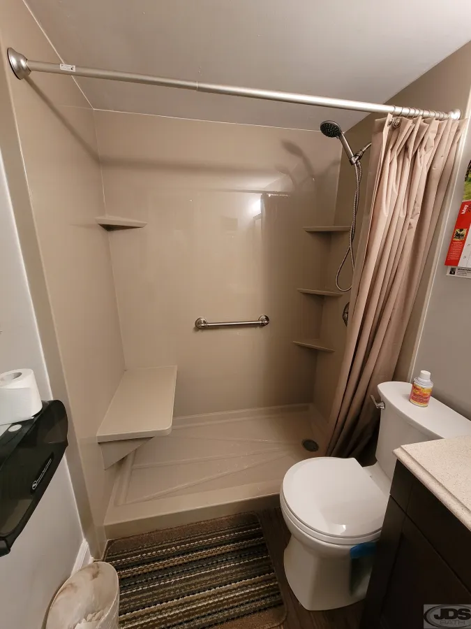 JDSBath sandbar seated acrylic shower henrico va