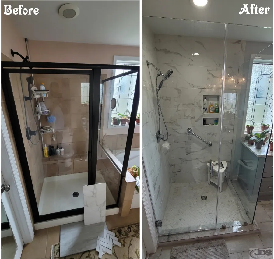 JDSBath shower replacement tile henrico va