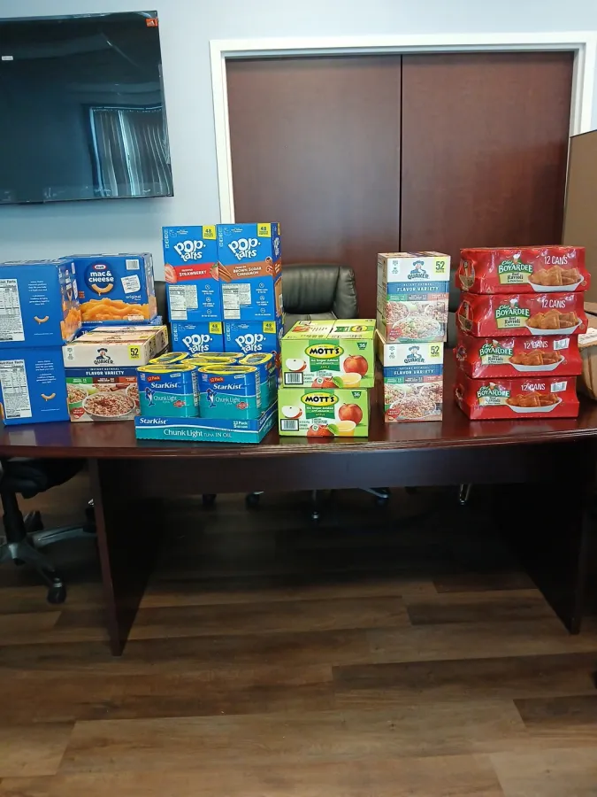 JDS Bath 2025 Fall Food Drive for Chesterfield Food Bank Outreach Center Centeral va