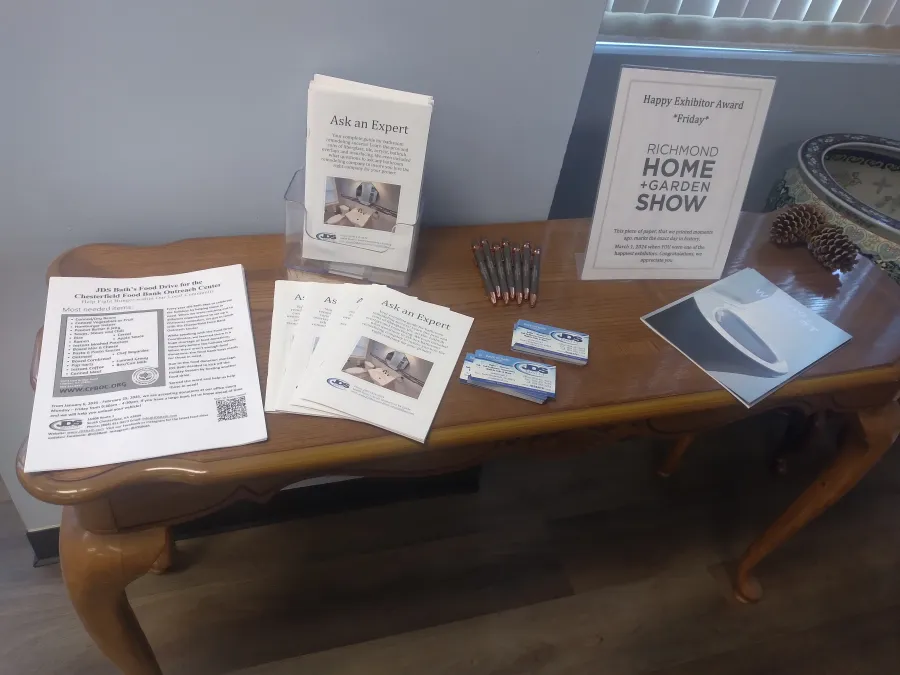 JDSBath flyers and bathroom remodel brochure chesterfield va
