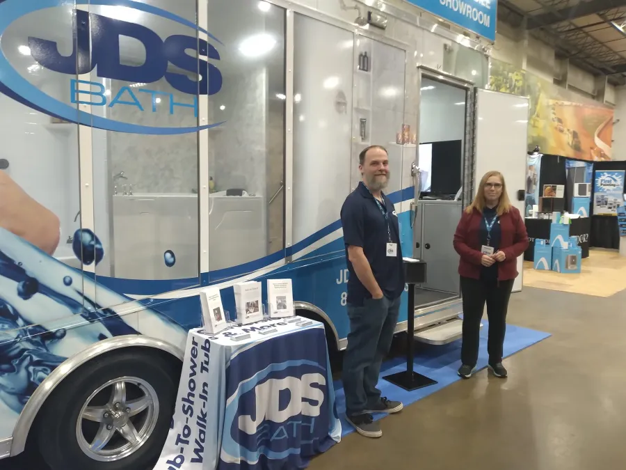 JDSBath crew at richmond home + garden show 2023 richmond va