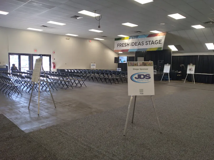 JDSBath fresh ideas stage show sponsor richmond home + garden show 2025
