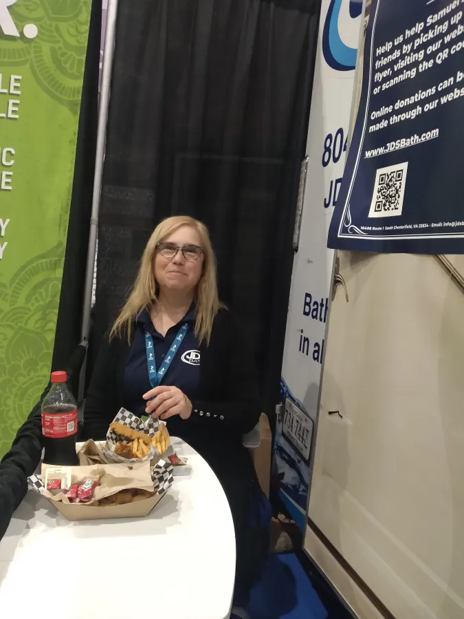 JDSBath lunch break richmond home + garden show 2024