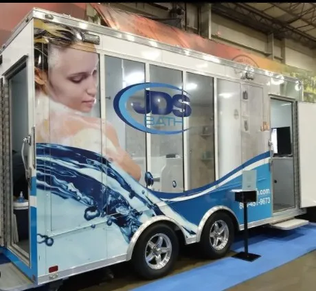 JDSBath mobile showroom at the richmond home + garden show 2022