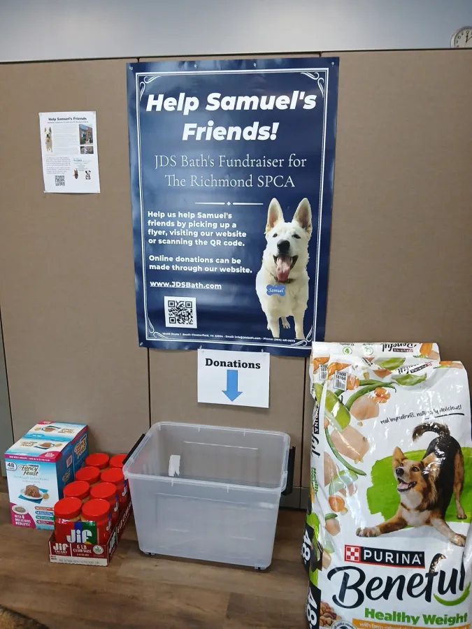 JDS Bath donated items richmond spca chesterfield va