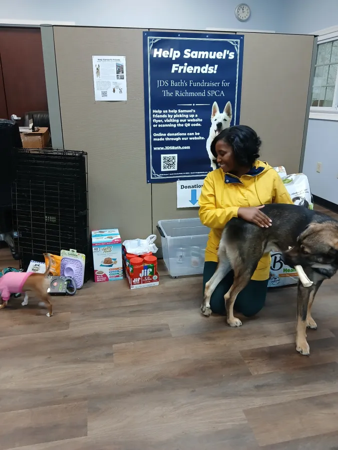 JDS Bath eustis and winston richmond spca donation pick up 2026 chesterfield va