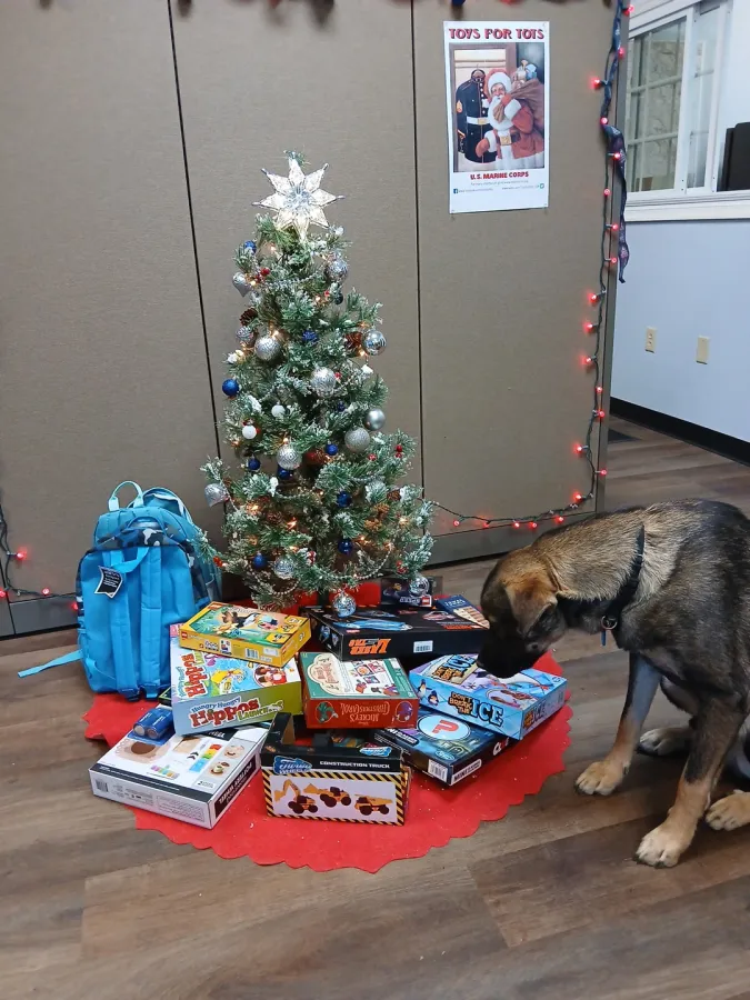 JDS Bath 2025 toys for tots collection with winston centeral va