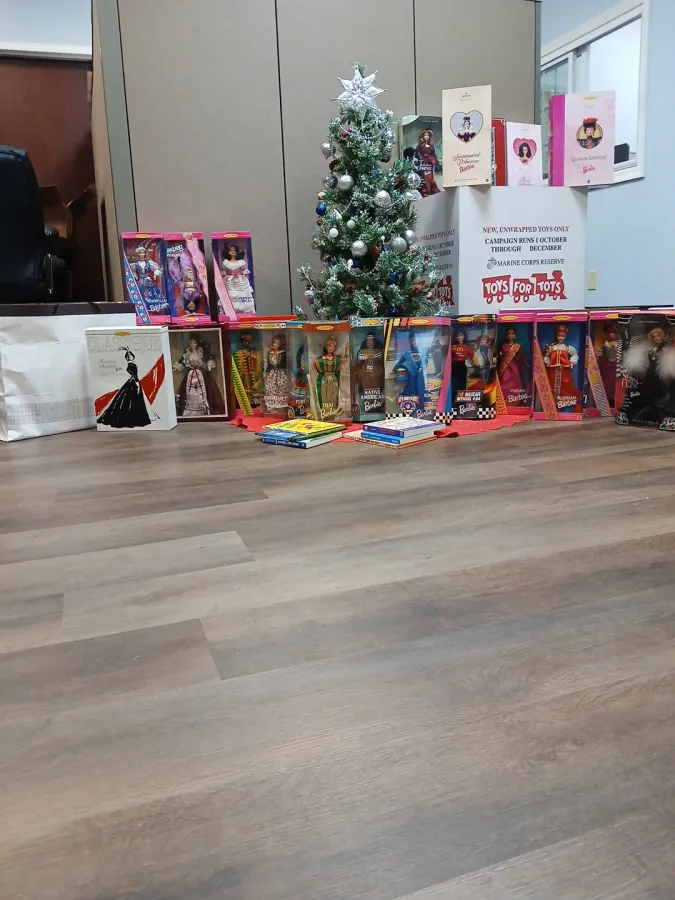 JDS Bath Marine Toys for Tots doll donation 2025 chesterfield va