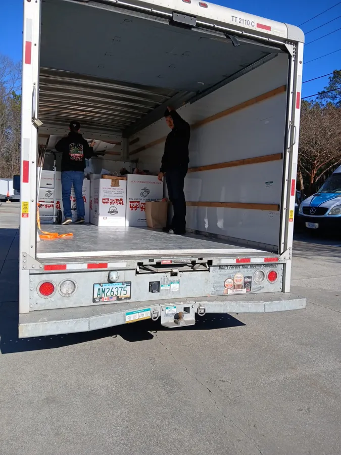 JDS Bath loading up 2025 toys for tots collection chesterfield va