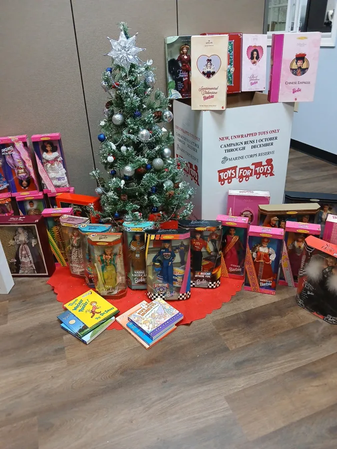 JDSBath Barbie donation for Toys for Tots 2025 centeral va