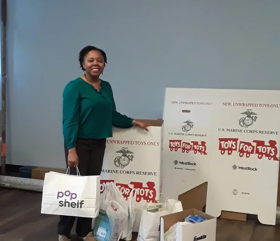 JDSBath first donation toys for tots chesterfield va