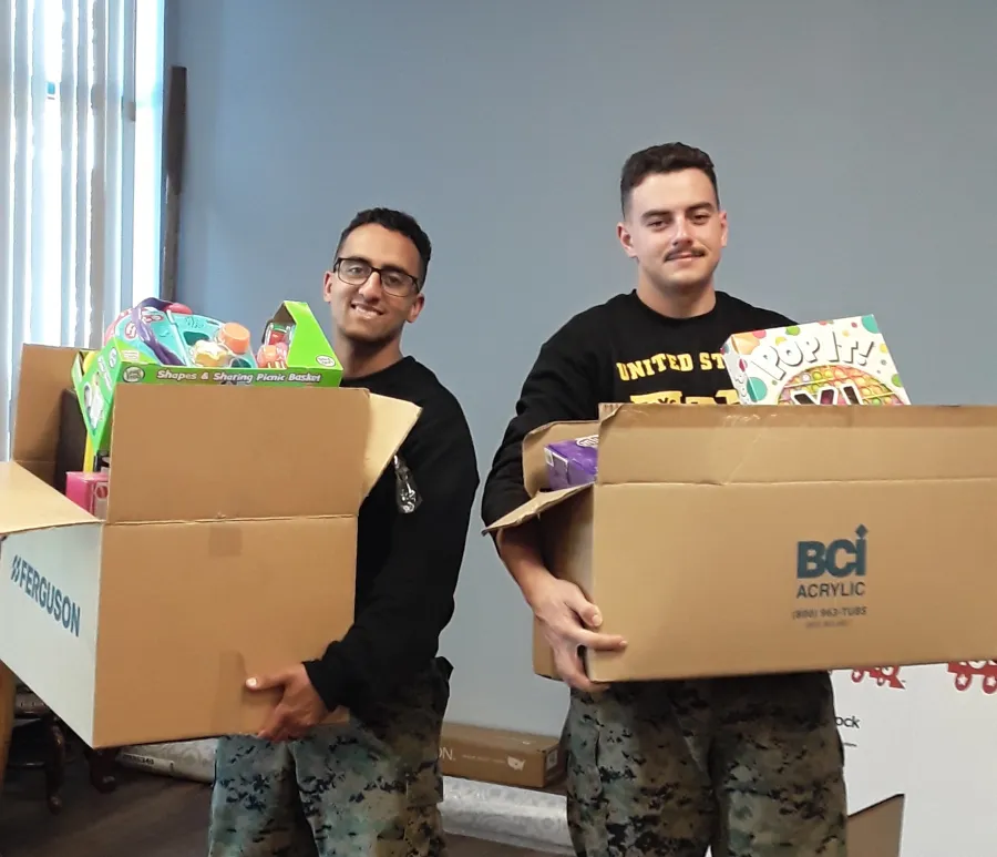 JDSBath marine toys for tots pick up richmond va