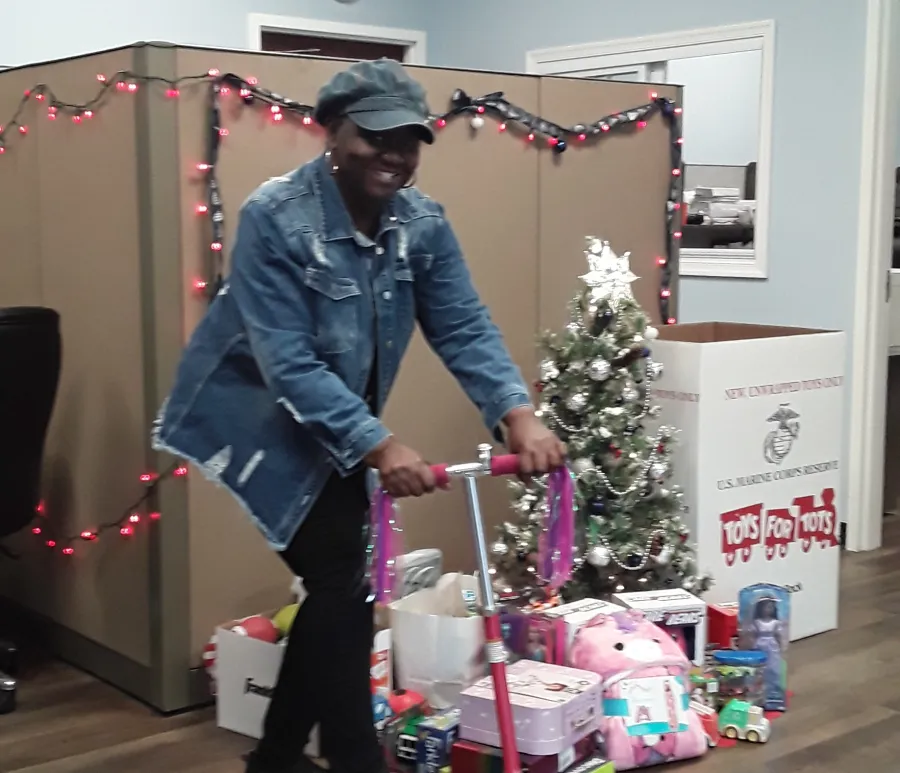 JDSBath third year donator scooter assembled toys for tots centeral va
