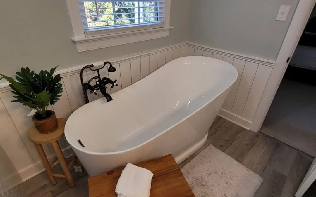 Beautiful and newly installed bathtub in Central Virginia